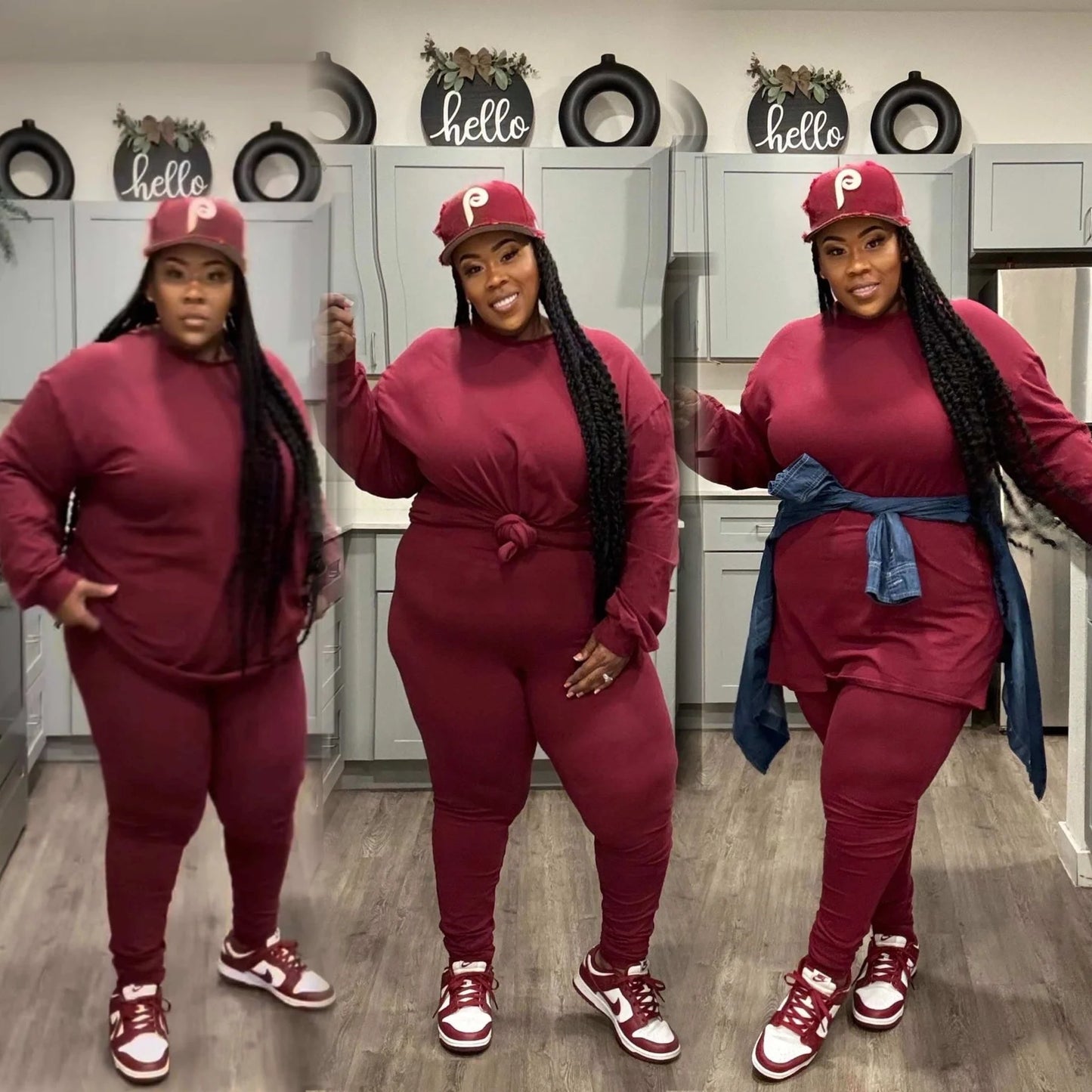 Plus Chill Set (Burgundy)