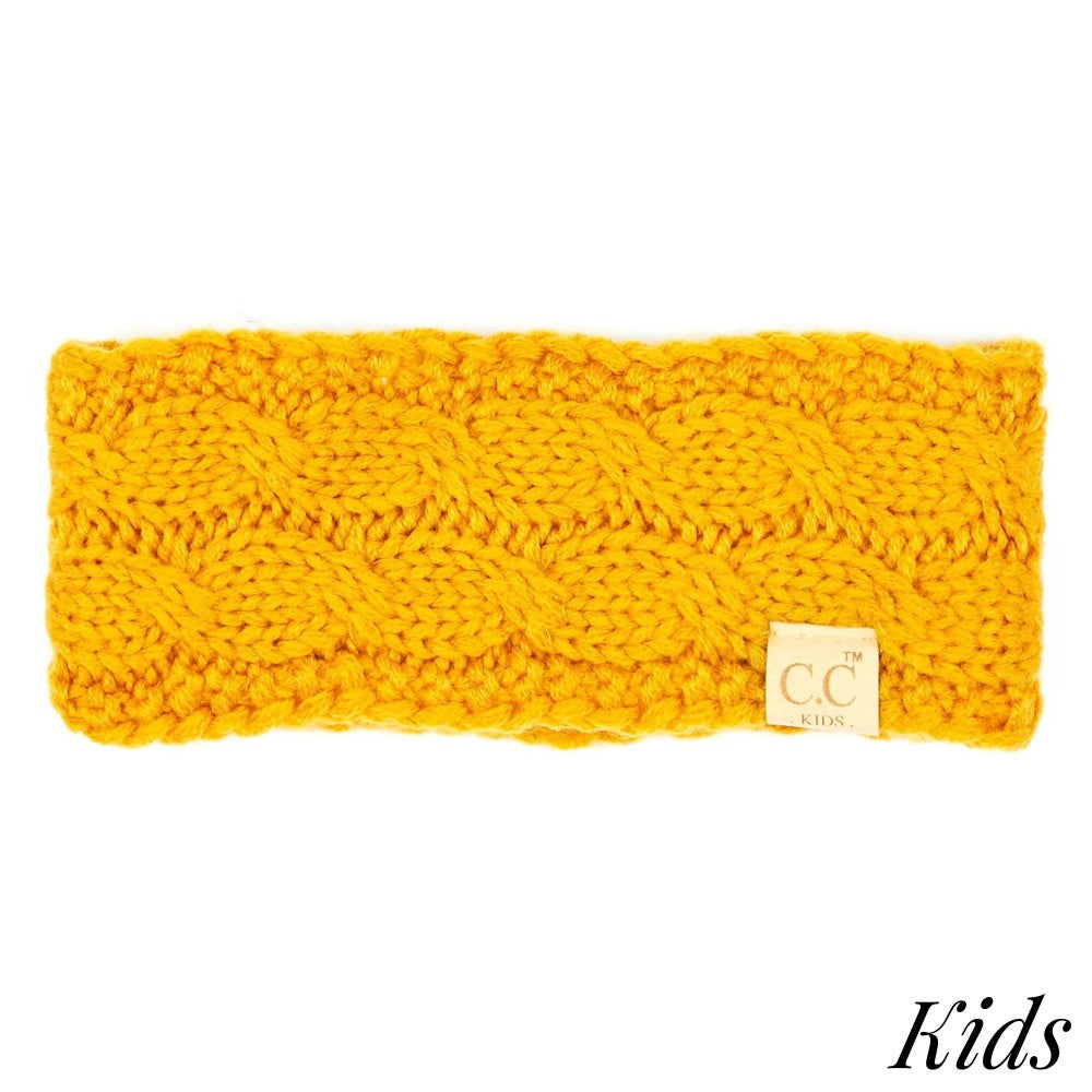 Kids Knit Sherpa Headbands