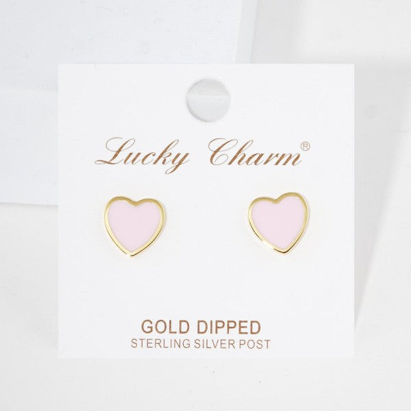 My Love Heart Studs