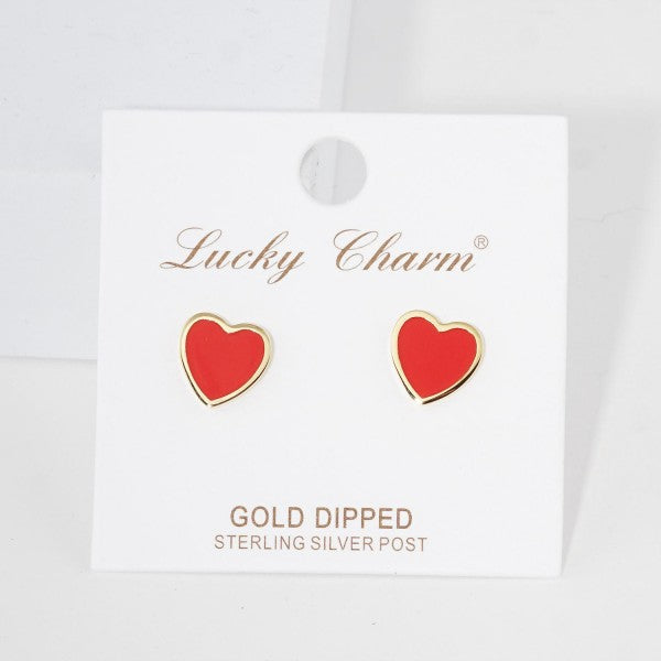 My Love Heart Studs