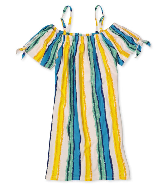 Stripe Shoulder Dress